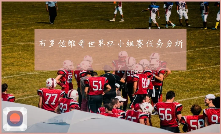 布罗佐维奇世界杯小组赛任务分析
