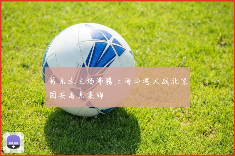 蒋光太主场沸腾上海海港大战北京国安高光集锦